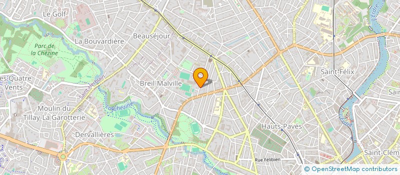 localisation de l'entreprise SCCV DE L'EBEAUPIN à NANTES