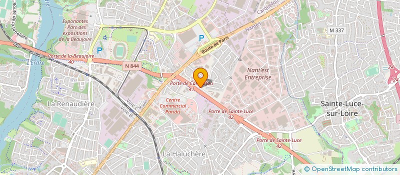 localisation de l'entreprise SCCV DE L'ESPEREY à NANTES