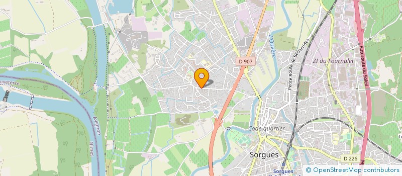 localisation de l'entreprise SCCV DE L'OISELAY  SORGUES