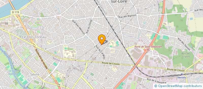 localisation de l'entreprise SCCV DE L'OUCHE DES LANDES  SAINT-SEBASTIEN-SUR-LOIRE