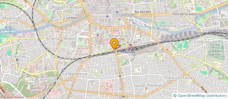 localisation de l'entreprise SCCV DE LA BERGERIE à RENNES