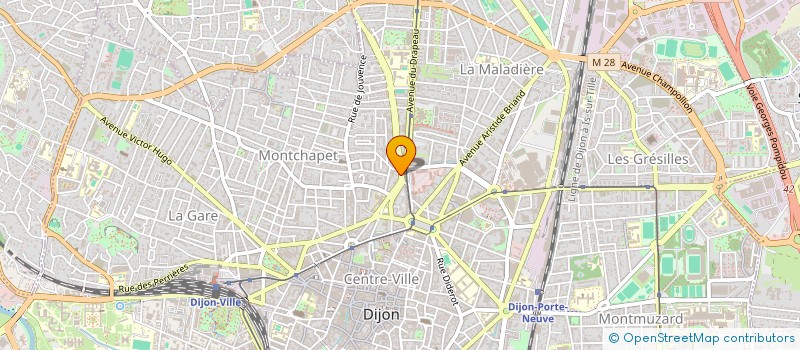 localisation de l'entreprise SCCV DE LA FILLOTTE à DIJON