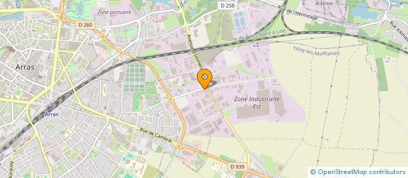 localisation de l'entreprise SCCV DE LA PLAINE RANDON à ARRAS