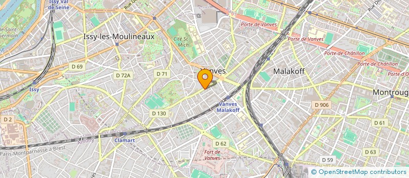 localisation de l'entreprise SCCV DE LA ROSERAIE à VANVES