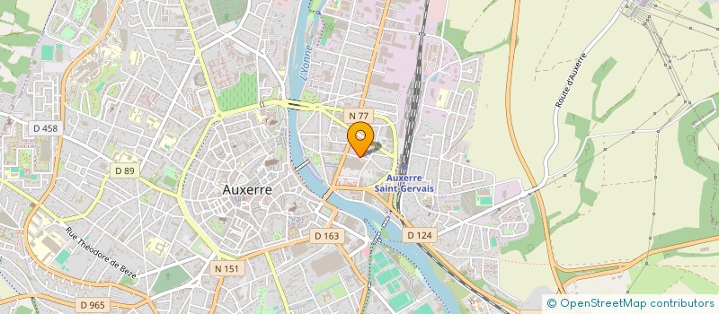 localisation de l'entreprise SCCV DE LA TOURNELLE à AUXERRE