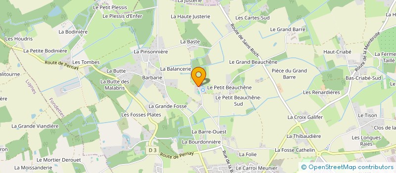 localisation de l'entreprise SCCV DE LA TREILLE à FONDETTES