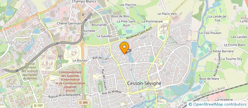 localisation de l'entreprise SCCV DE VANNES à CESSON-SEVIGNE