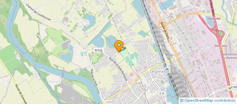 localisation de l'entreprise SCCV DENISEA  GAGNAC-SUR-GARONNE