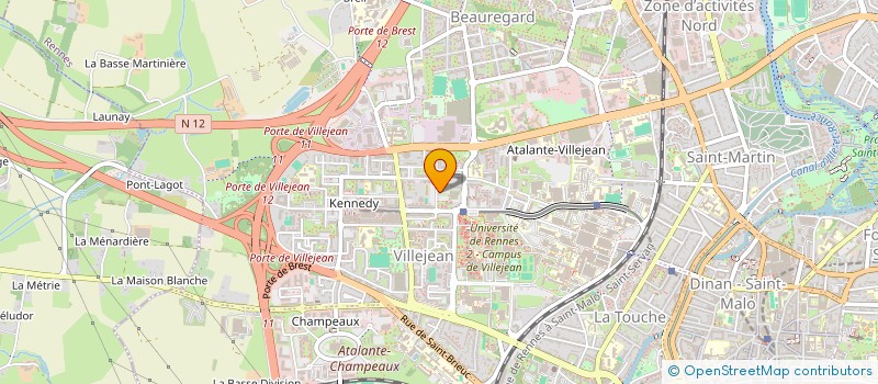 localisation de l'entreprise SCCV DERAGA  RENNES