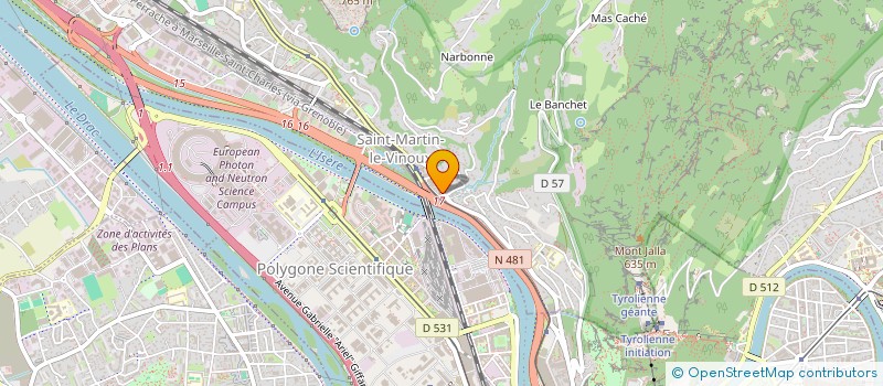 localisation de l'entreprise SCCV DES ALPES  SAINT-MARTIN-LE-VINOUX