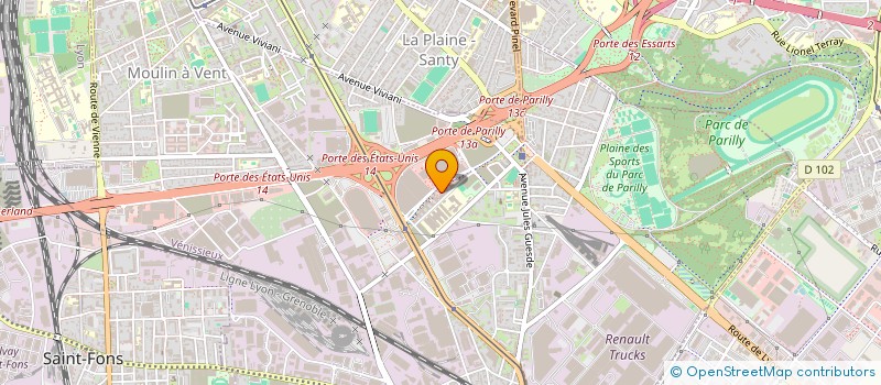 localisation de l'entreprise SCCV DES BOIS DU LAC  VENISSIEUX