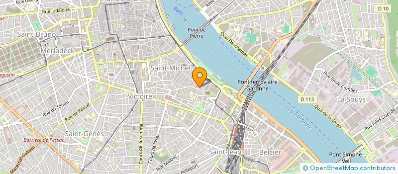 localisation de l'entreprise SCCV DES DUNES à BORDEAUX