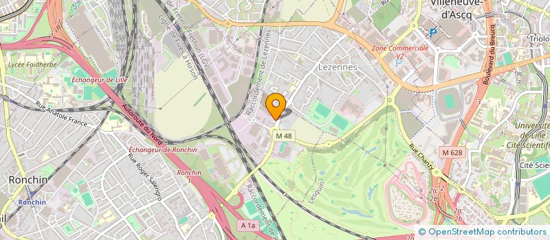 localisation de l'entreprise SCCV DES ESTUAIRES  RONCHIN