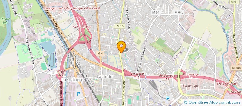 localisation de l'entreprise SCCV DES HALLES à TOULOUSE