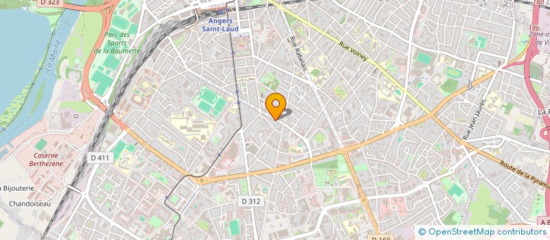 localisation de l'entreprise SCCV DES LAVANDIERES à ANGERS