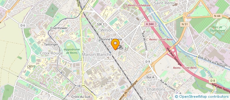 localisation de l'entreprise SCCV DES LUMIERES à REIMS