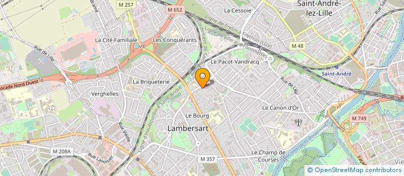 localisation de l'entreprise SCCV DES MARINS à LAMBERSART