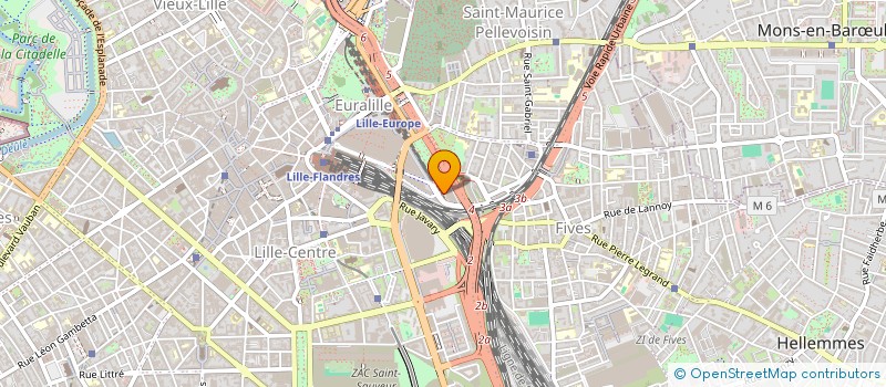 localisation de l'entreprise SCCV DES MARRONNIERS  LILLE