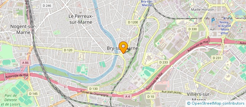 localisation de l'entreprise SCCV DES MESANGES  BRY-SUR-MARNE