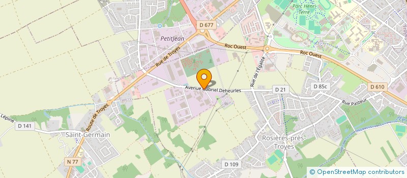 localisation de l'entreprise SCCV DES MOINES  ROSIERES-PRES-TROYES