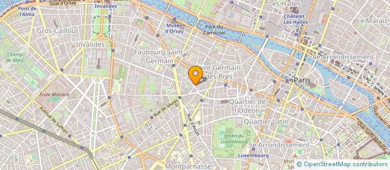localisation de l'entreprise SCCV DES POUCES VERTS à PARIS