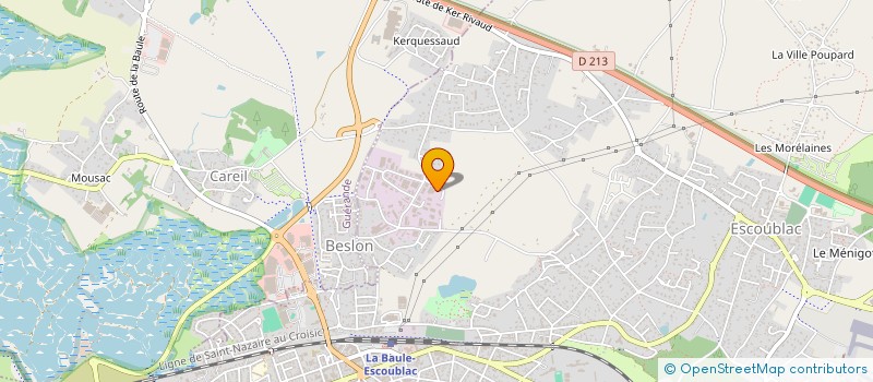 localisation de l'entreprise SCCV DES SABLONS à LA BAULE-ESCOUBLAC