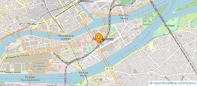 localisation de l'entreprise SCCV DES YOLES NDDM à NANTES