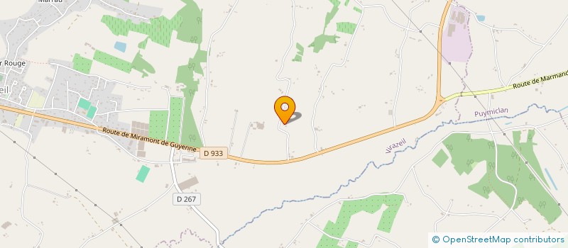 localisation de l'entreprise SCCV DG CASTEL  MARMANDE