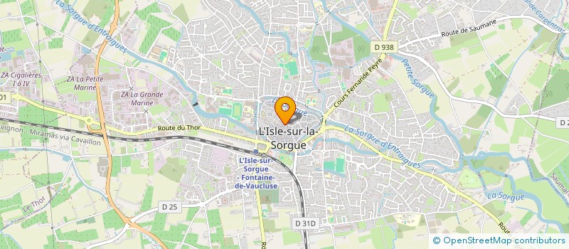 localisation de l'entreprise SCCV DI GAFFO à L ISLE SUR LA SORGUE
