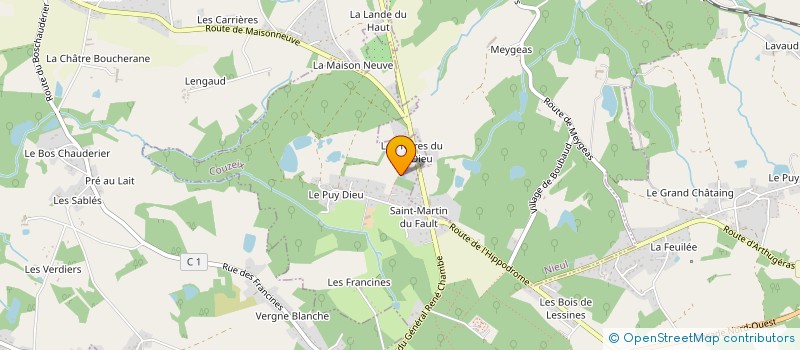 localisation de l'entreprise SCCV DK CONSTRUCTIONS  COUZEIX