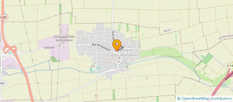 localisation de l'entreprise SCCV DOMAINE LES JONQUIERES  GRIESHEIM-PRES-MOLSHEIM