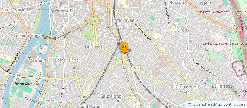 localisation de l'entreprise SCCV DORVAL à TOULOUSE