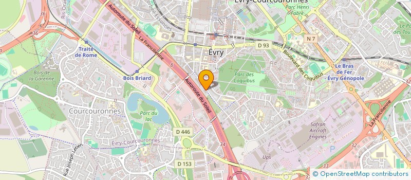 localisation de l'entreprise SCCV DRANCY 249 ANATOLE FRANCE  EVRY-COURCOURONNES