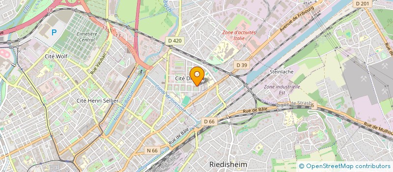 localisation de l'entreprise SCCV DROUOT IMMOBILIER à MULHOUSE
