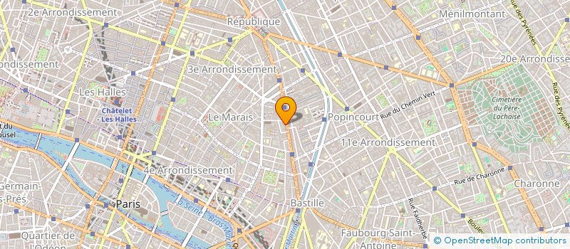 localisation de l'entreprise SCCV DU 36 RUE DE BIEVRES à PARIS
