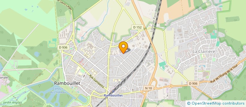 localisation de l'entreprise SCCV DU 7 RUE DE LA TOUR à RAMBOUILLET