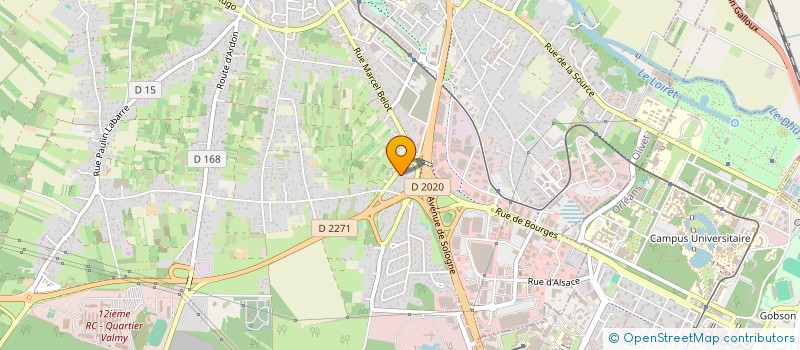 localisation de l'entreprise SCCV DU 9 RUE DES FAUCHETS à OLIVET
