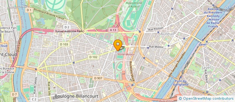 localisation de l'entreprise SCCV DU BELVEDERE  PARIS
