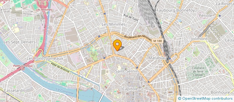 localisation de l'entreprise SCCV DU BOULEVARD CARNOT à TOULOUSE