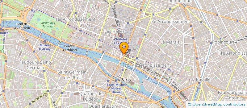 localisation de l'entreprise SCCV DU CARRE GENEVOIS à PARIS