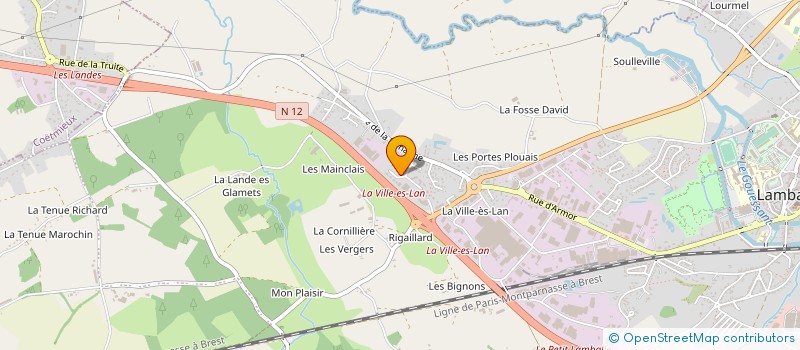 localisation de l'entreprise SCCV DU CENTRE à LAMBALLE-ARMOR