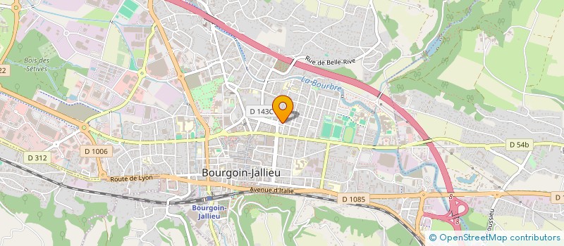 localisation de l'entreprise SCCV DU CENTRE-FOLATIERE  BOURGOIN-JALLIEU