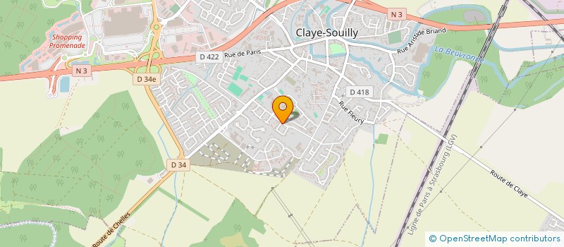 localisation de l'entreprise SCCV DU CHATEAU à LE BLANC-MESNIL