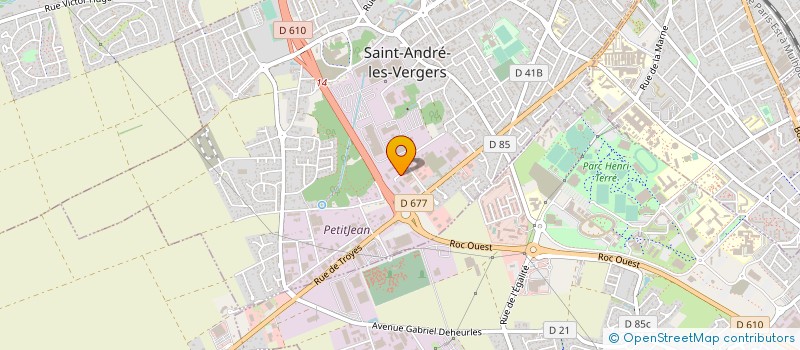 localisation de l'entreprise SCCV DU CHATELIER  SAINT-ANDRE-LES-VERGERS