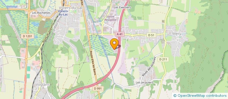 localisation de l'entreprise SCCV DU CHOZAL à MERY