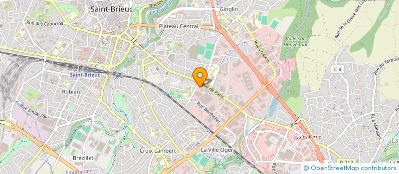 localisation de l'entreprise SCCV DU GOUET à SAINT-BRIEUC
