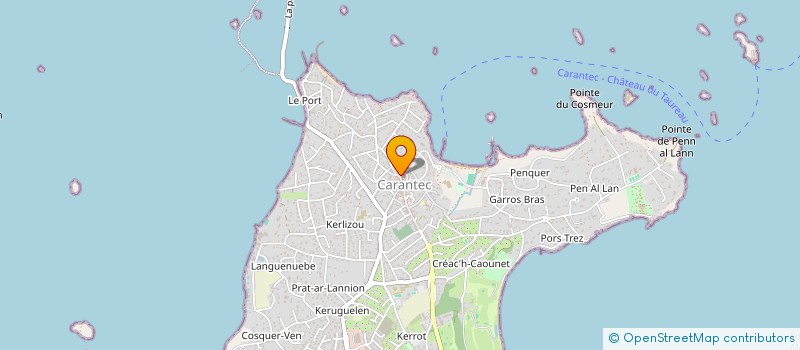 localisation de l'entreprise SCCV DU GRAND LARGE  CARANTEC