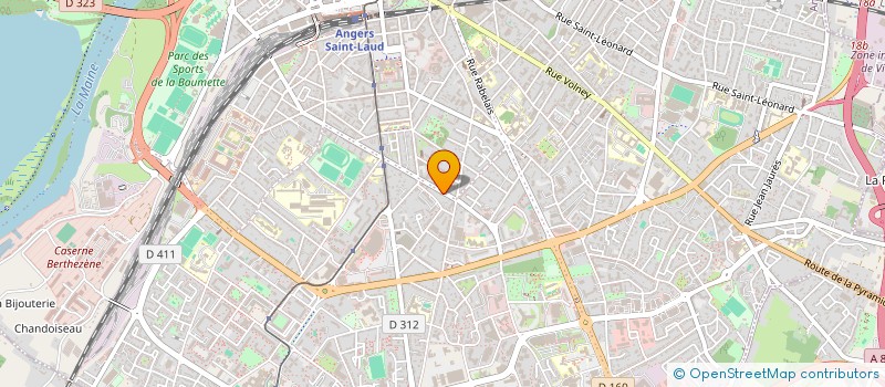 localisation de l'entreprise SCCV DU LAYON à ANGERS