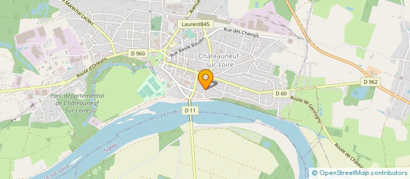 localisation de l'entreprise SCCV DU LEVAIN à CHATEAUNEUF-SUR-LOIRE