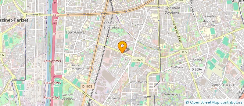 localisation de l'entreprise SCCV DU MOTTET  GRENOBLE